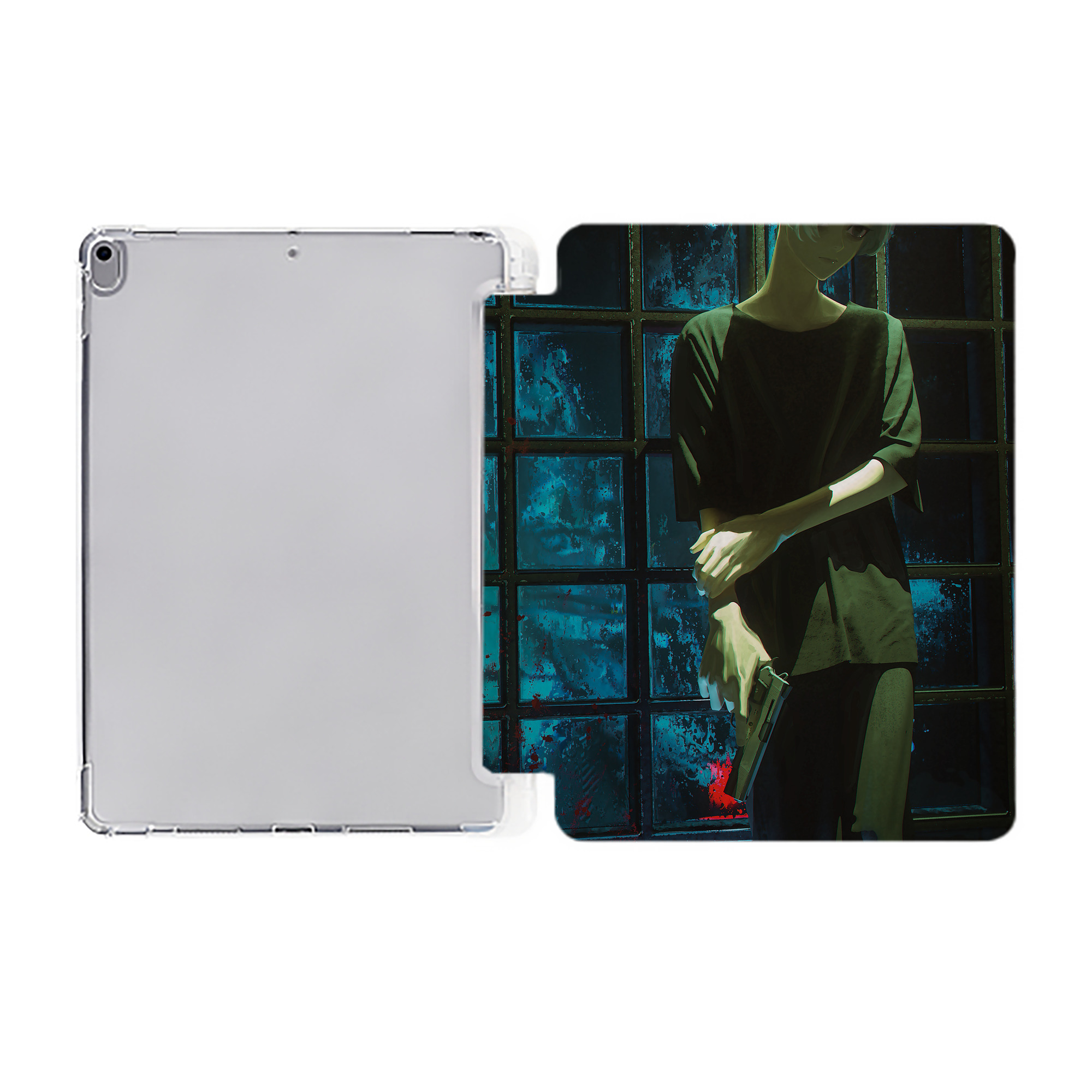 （画像用） 東京リベンジャーズ Tokyo Revengers IPad ケース ペン収納付き 三つ折りスタンド PUレザー×シリコン 対応機種9.5/10.5/10.9インチ